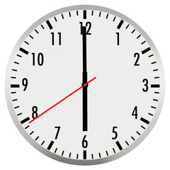  horloge 6 h