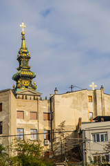 Belgrade, Serbia November 18, 2013: Orthodox Cathedral church in Belgrade