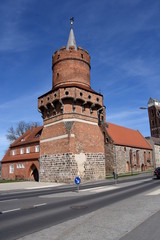 Prenzlau, Mitteltorturm der alten Stadtmauer