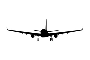 Fototapeta na wymiar Plane icon vector, solid illustration, pictogram isolated on white