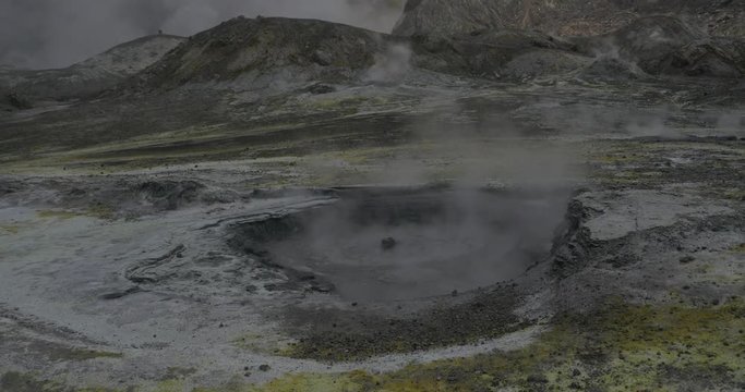 Volcanic White Island, New Zealand