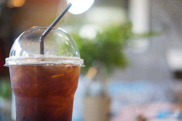 Iced black coffee (Americano)