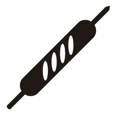 Isolated sausage icon