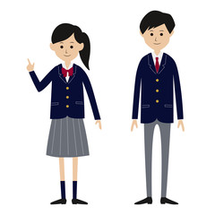 学生　イラスト