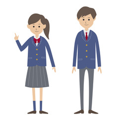 学生　イラスト