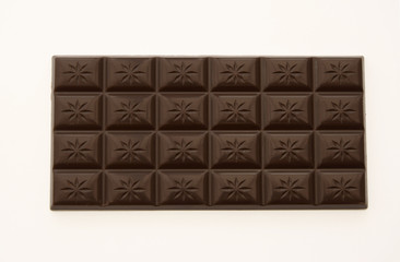 Chocolate Bar Isolated on White Background