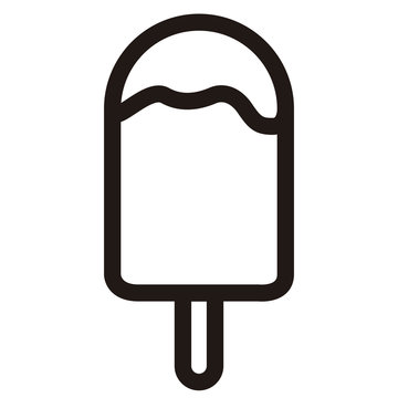 Isolated popsicle icon