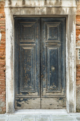 ancient wooden door