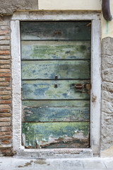ancient door in Venice