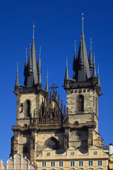 Fototapeta na wymiar Tynkirche in Prag