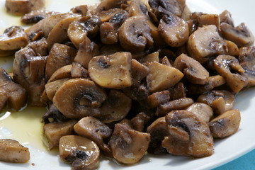 Fried Sliced Mushrooms