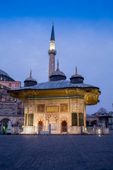 Fototapeta na wymiar Yeni Cami Mosque The New Mosque in Istanbul , Turkey