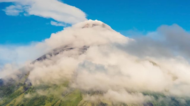 Mount Mayon volcano in Legazpi, Luzon, Philippines.