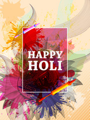 India Festival of Color Happy Holi background