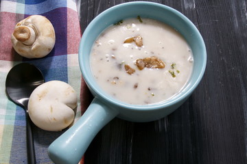 Cream of mushroom soup