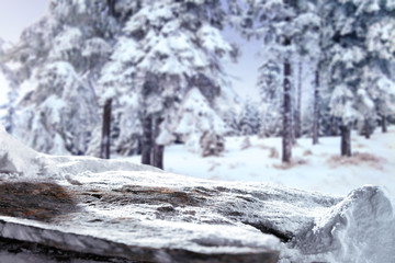 winter background space 