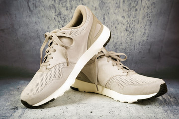 Pair of men's sports shoes