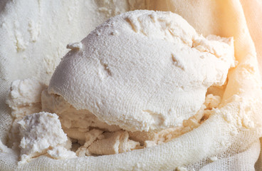 Natural cottage cheese.
