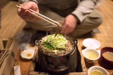 Foto op Plexiglas Dojo nabe (Japanese loach hot pot)　どじょう鍋 © wooooooojpn