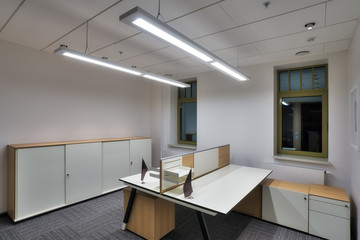 The interior of modern office