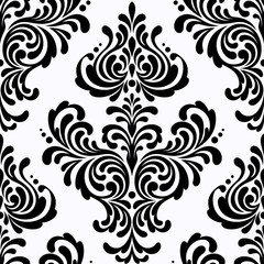 seamless damask pattern