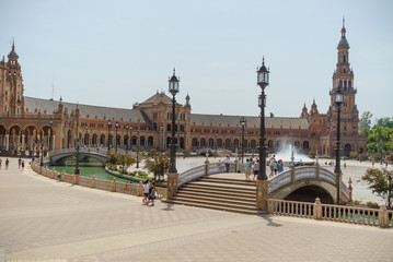 Fototapeta premium Plaza de España Sevilla in Spain
