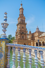 Plaza de España Sevilla in Spain