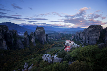 Meteora monasteries in Greece