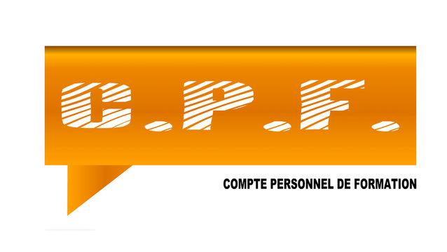compte personnel de formation fond blanc