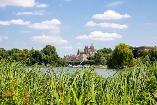 Metz - Stadtpanorama - Kathedrale (2)