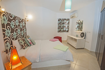 Double bedroom interior design of apartment