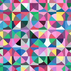 Fototapeta premium seamless vector background with abstract shapes