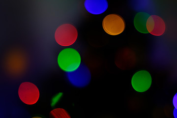 Christmas holidays bokeh abstract background.