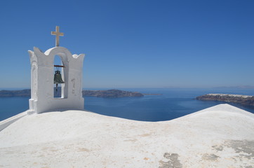 Church on the Greek island Santorini