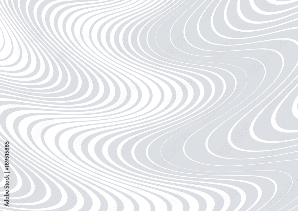 Poster abstract background with distorted lines. the curvature of space. fluid motion.