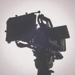 Professional Film Camera Silhouette - 189516452