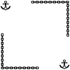 Anchor and chain frame 14.01