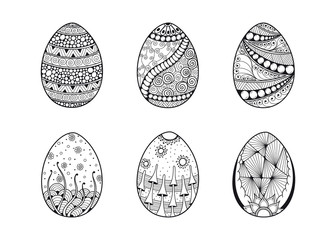 set of egg icons