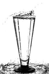 Glass with water