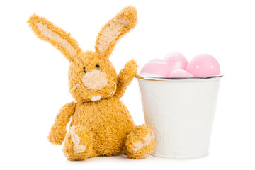 easter background. isolated on white