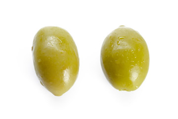 olive isolated on white
