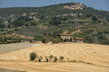 Rural landscape in val Teverina (Umbria, Italy)