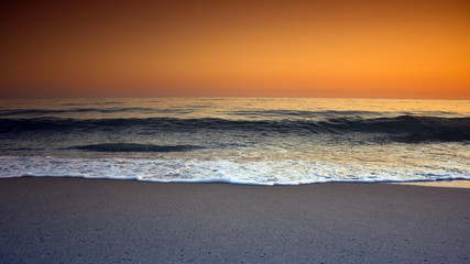 Fototapeta na wymiar Sunset Paradise Beach 