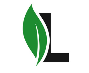 L green eco logo/icon