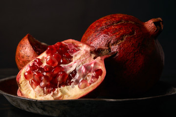Pomegranate and pomegranate seeds