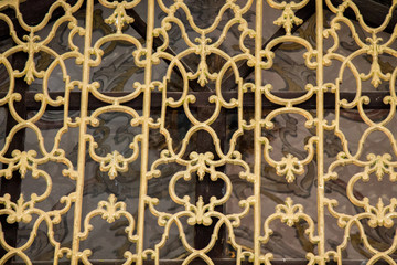 Example of art patterns on metal