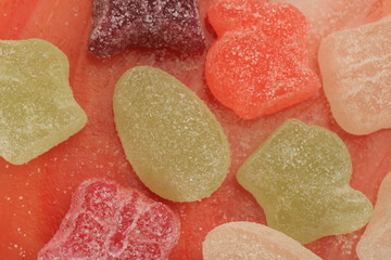 some delicious sweet gummy bears 