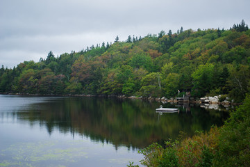 Fototapeta na wymiar Pond in Halifax, Canada