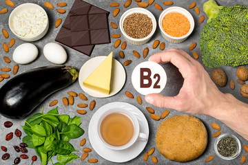 Food rich in vitamin B2