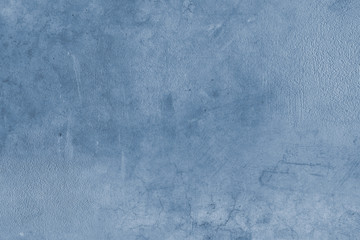 Close-up of blue rough textured concrete cement stone wall floor background